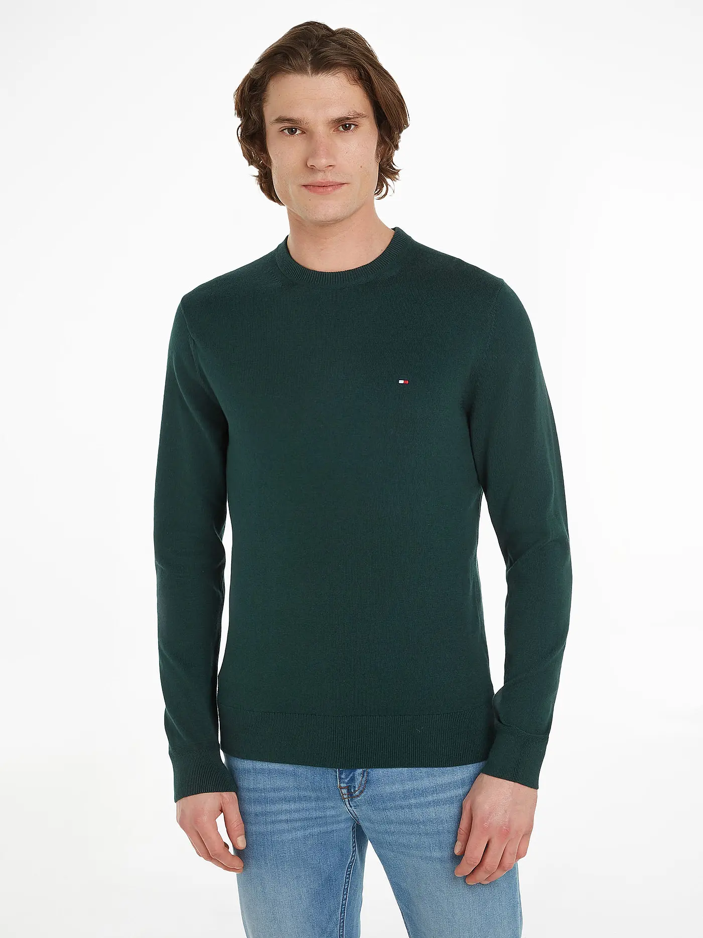 TOMMY HILFIGER | Pullover | grün